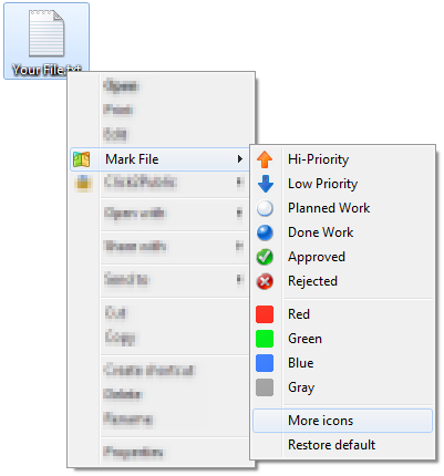 FileMarker.NET Free - Change File Icon screen shot
